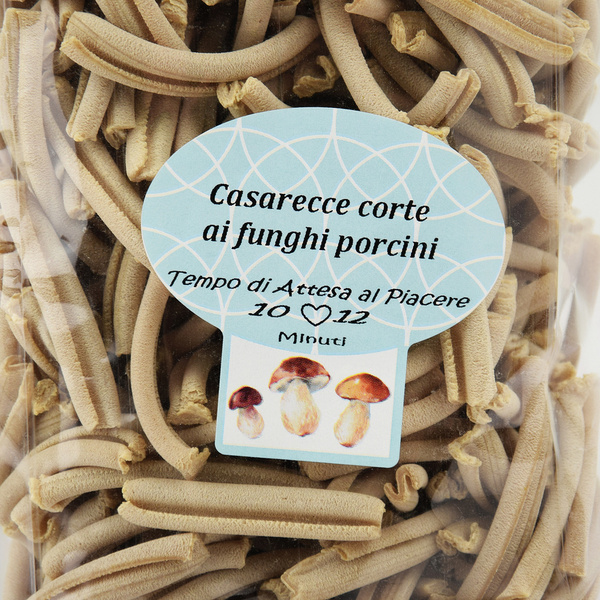 Włoski makaron CASERECCE CORTE AI FUNGHI PORCINI grzybowy 500 g La Divina