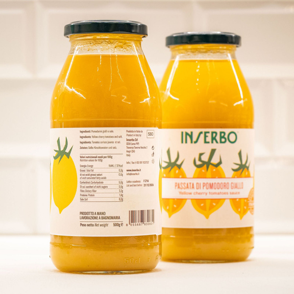 Passata z żółtych pomidorów BIO 500 g Inserbo